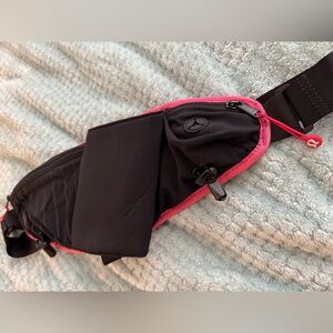 Lululemon running belt or "Everywhere Belt Bag" in the "Pink Highlight" colorway